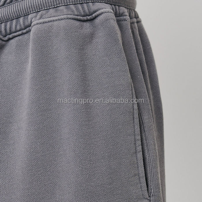 Men's 2024 Spring Summer Wide Leg Sweatpants with Custom Logo and Heavyweight Fabric