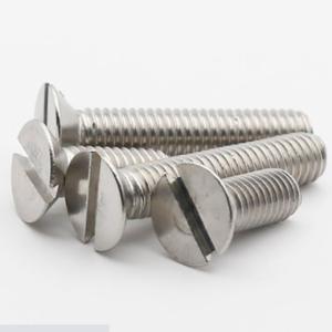China Slotted Countersunk CSK Flat Head Machine Screw DIN963 Countersunk wholesale