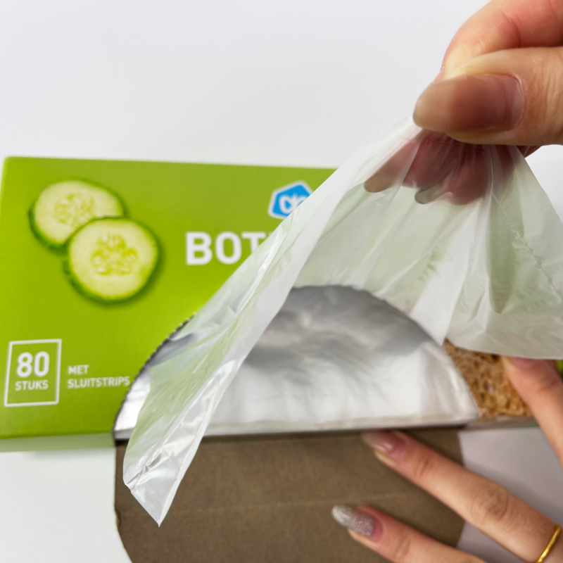 Transparent HDPE Bags For Veg Tear Resistant HDPE/LDPE/LLDPE Supermarket Plastic Bags Roll