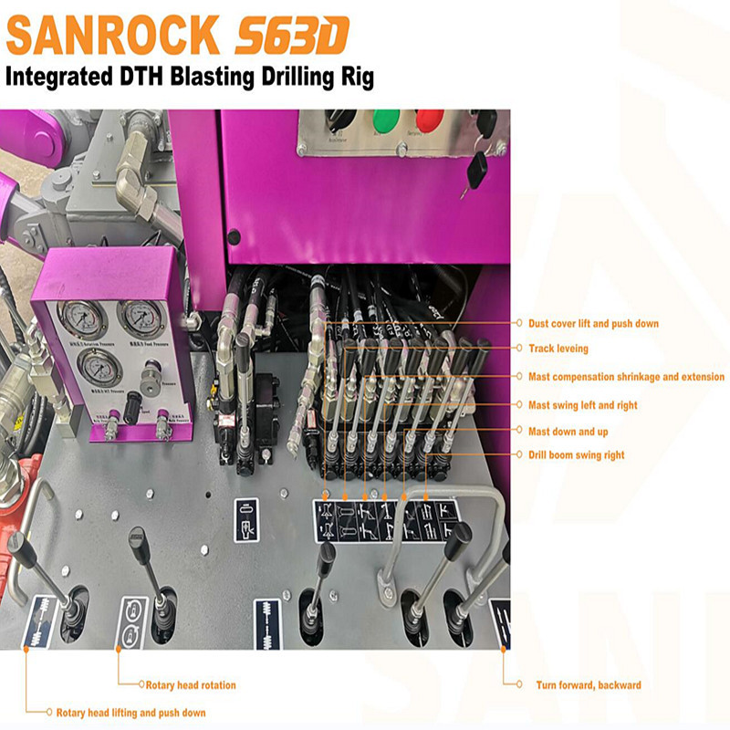 Hydraulic Borehole Drilling Rig Machine Mining Equipment Integrated DTH Drilling Rig