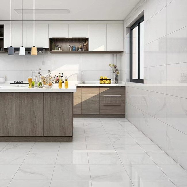 300x300mm / 300x600mm Porcelain Ceramic Floor Tiles Glazed For Kitchen Bathroom