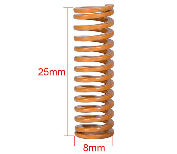 Yellow 8mm*4mm*25mm 3D Printer Springs Ender3 Hand Nut Screw M4 Leveling Kit
