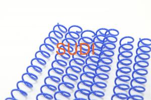 China Customized 6mm-50mm 4:1 Pitch Spiral Plastic Coil For Book Binding wholesale