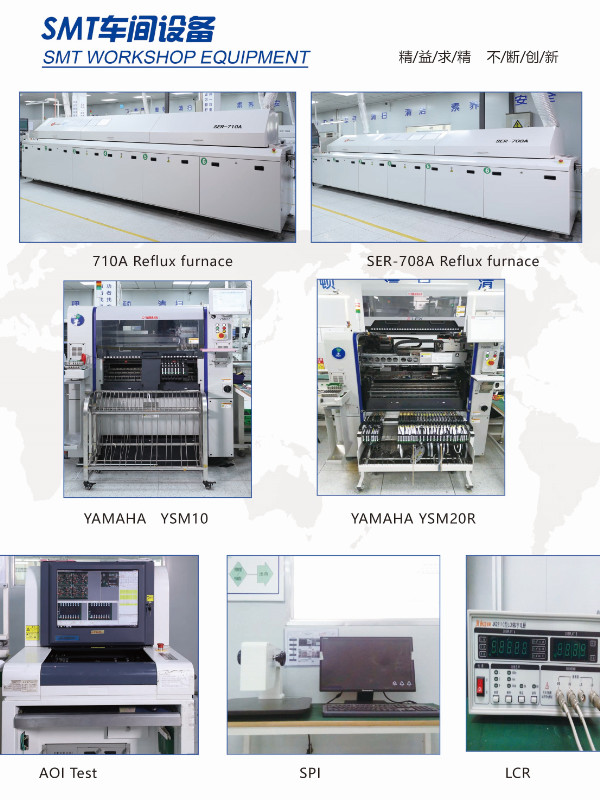 Plated Through Hole Pcb Board Pcba Printed Circuit Board Assembly Manufacturing Process