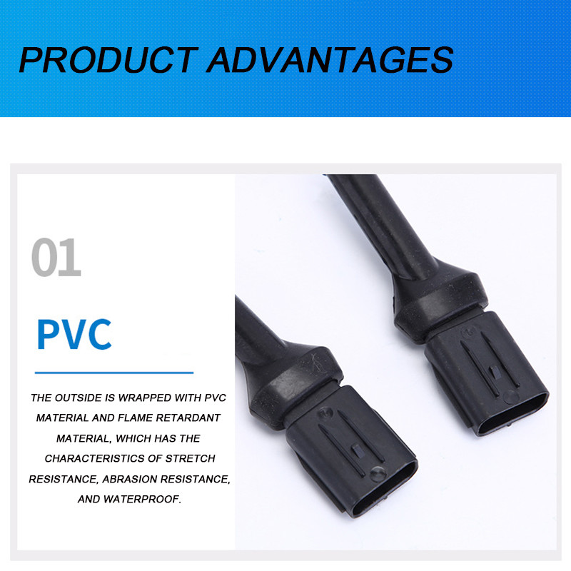 5Pin Male To Female Cable PVC Copper Waterproof Electric Cable