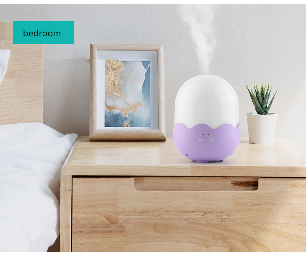 5W Rated Power Aroma Diffuser Humidifier DC5V 117 * 153mm Air Purifier With Colorful Lights