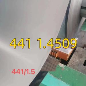 China 441 Stainless Steel Sheet SUS441 1.4509 0.4-4mm 2D Surface 1250mm For Automotive wholesale