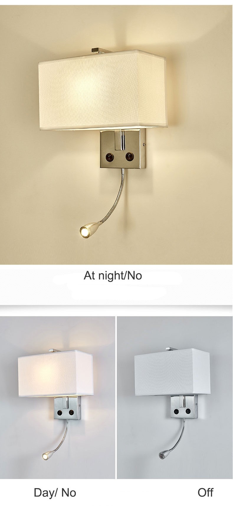 E27 holder wall lamp Chinese style with switch bedside wall lamp square reading wall light villa hotel project