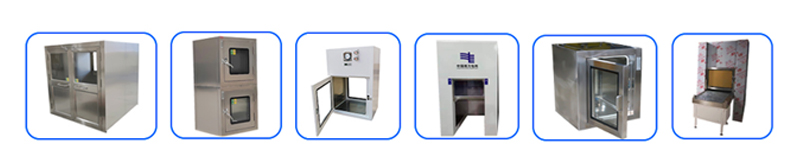 MRJH Cleanroom Pass Through Box 304 Stainless Steel pass box Customizable