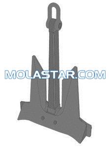 China Different Size Stainless Steel Ship AC-14 Anchor Steel Anchor For Marine High Holding Power Anchor wholesale