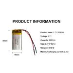 800mAh 3.7v 500mah LiPo Battery Polymer 902030 503035 803030 Battery