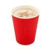 China 0.64 Ounces Personalized Party Cups , Hot Beverage Cups Ripple Wall Design wholesale