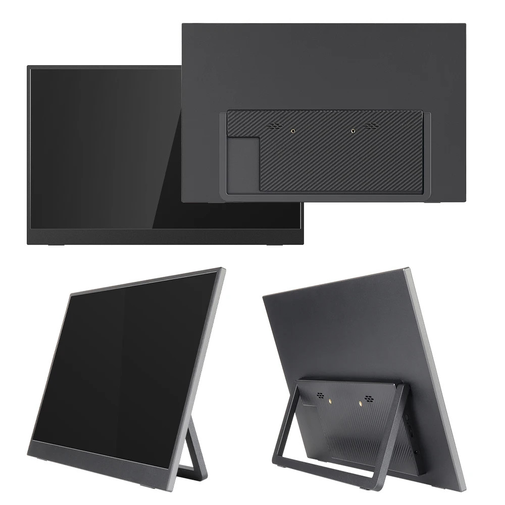 External Touch Screen For Laptop 15.6 Inch FHD 1080P IPS Eye Care Screen With Dual Speaker Travel Monitor