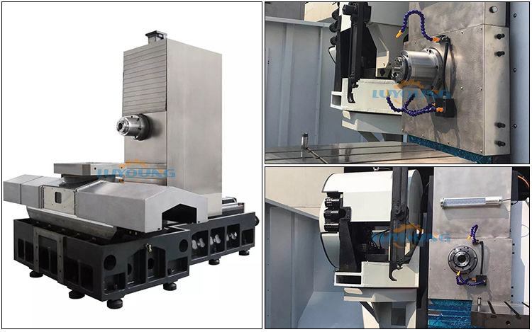 750mm Table Travel HMC630 CNC Horizontal Milling Machine for Machinery Repair Shops