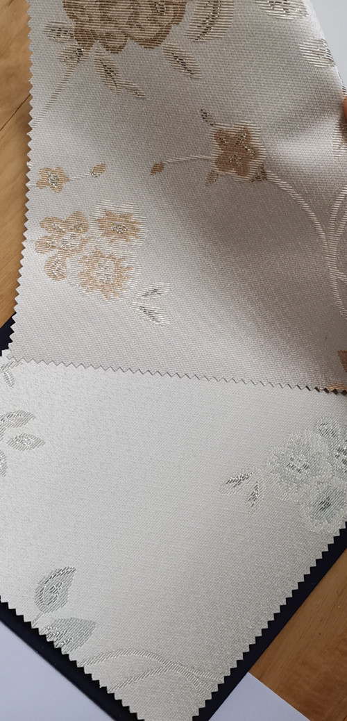 Jacquard roller fabric new design for roller blinds 100% polyester blackout large jacquard blinds