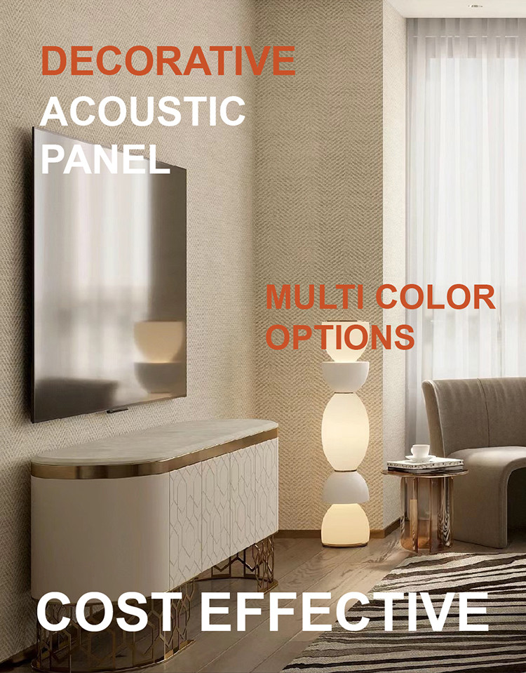 Easy To Install Panels Recyclable Material Decorative Acoustic Panels