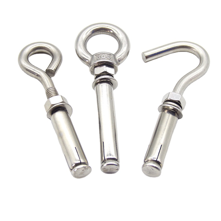 ISO9001 Certified 65Mn/STAINLESS STEEL M6-M12 Hanger Clothesline Hook with Wall Plug