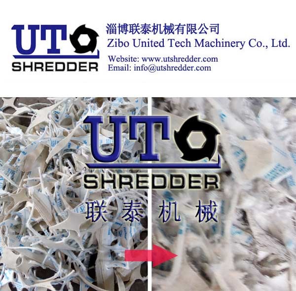 double shaft shredder -shoes waste shredder, textile shredder, cloth recycling,
