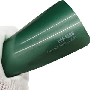 China flexible PPF-1308 Emerald Fern Green Color Paint Protection Film 1.52x16m wholesale