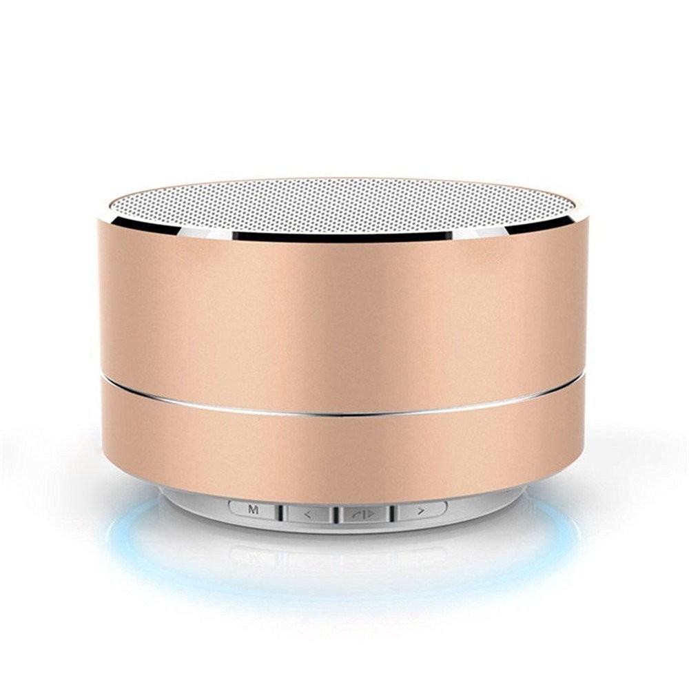 2018 New products A10 mini bluetooth ibastek 3W speaker with colorful LED FM radio