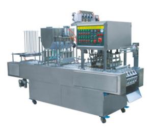 China 3500mm Capsule Cup Coffee Pod Filling And Sealing Machine 4 Lane wholesale