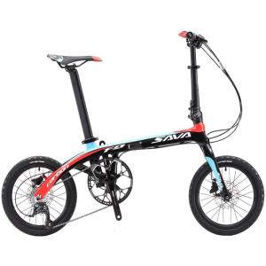China Sava Z2 Carbon Folding Bike 9 Speed TORAY T800 Carbon Fiber Frame wholesale