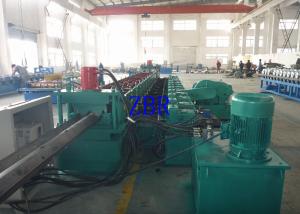 China 15Kw Guardrail Roll Forming Machine 20Mpa 2 Inch Single Row Chain Drive wholesale
