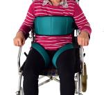 Green Breathable Mesh Wheelchair Seatbelts Wrapped Herringbone Cotton
