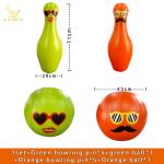 Unisex LC Colorful Fun Big Yard Outdoor Games Jumbo Bowling Ball And Pins