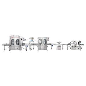 China 23000*2500*2600mm Label Printer and Sticker Machine for Engine Oil Bottle Cap Sealing wholesale