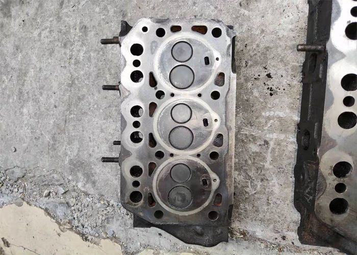 3 Cylinders Used Engine Heads K3E Diesel Eddy Injection For Excavator Water Cooling
