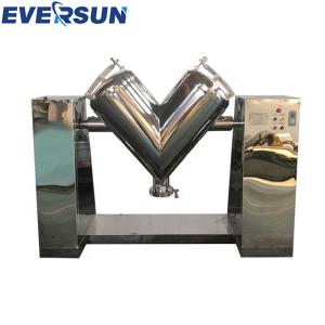 China 1 Ton Agitator Mirror Polishing V Type Powder Mixer For Chemical Powder wholesale