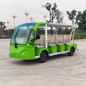 China 14 Seats Electric Sightseeing Car Golf Cart Shuttle 220v FRP Material wholesale