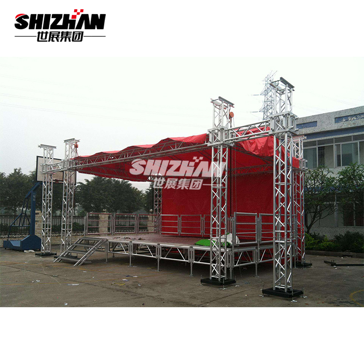 Concert Wedding Event Stage 290*290mm Aluminum Portable Stage Truss