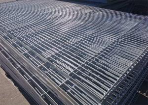 China Hot Dip Galvanized Stair Treads Steel Grating 60mm Serrated Style wholesale