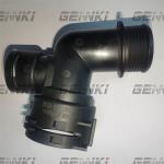 PA12 PA66 Pipe Fitting Connector 120 Degree Elbow Pipe Injection Molding