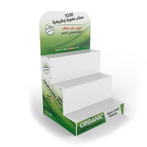 China Custom Logo Wooden Display Stand Wood Tier Display Stand ODM wholesale