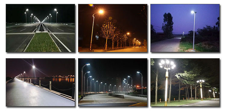Road Lighting Solar LED Street Light , High Power Street Light Weather Proof