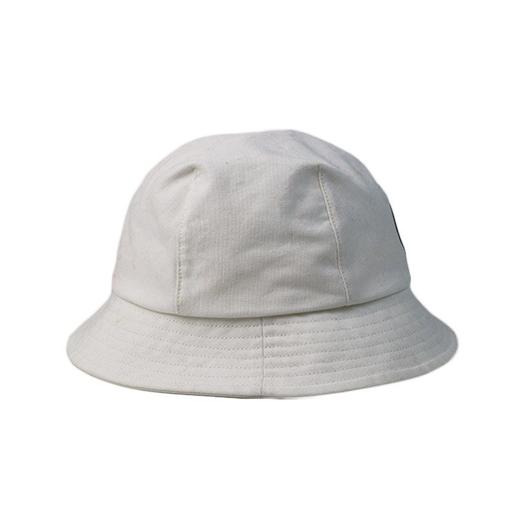 Custom Fitted Folding Fishing Cap Pure Color Blank Bucket Hat Embroidery Logo