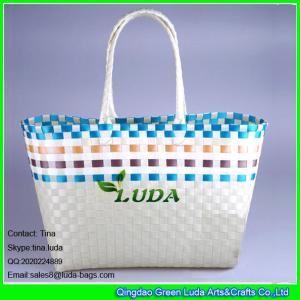 China LUDA large woven PP straw bag wholesale