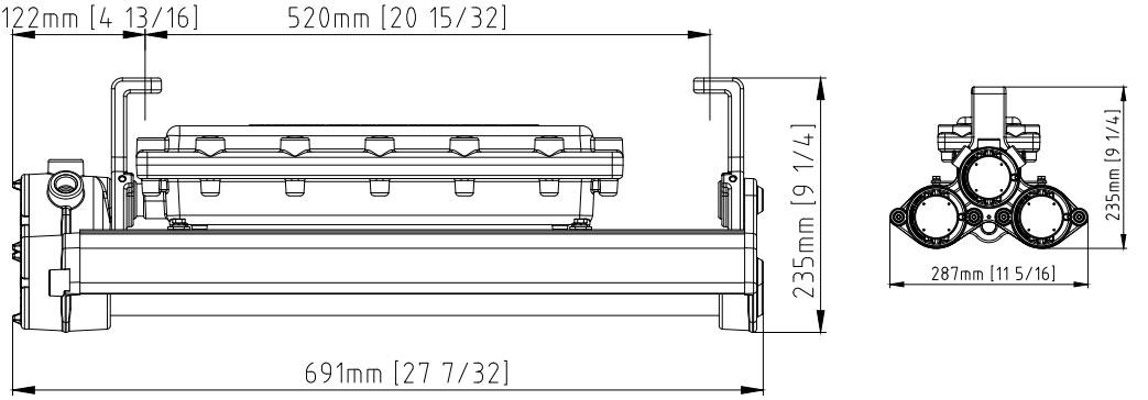 Led Explosion Proof Lamp FLB Series Industrial Lighting Hazardous Lighting Explosion Proof Lighting High Humidity