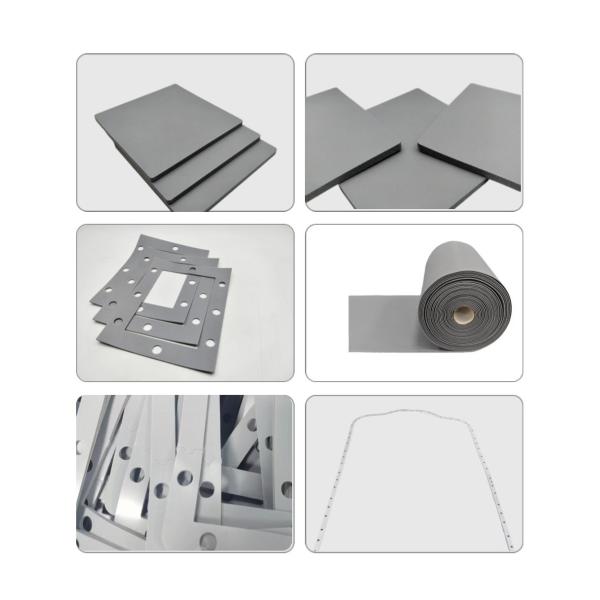 Width 910mm Fire Retardant Silicone Foam Environmental Standards ROHS 2.0 Thermal Conductivity 0.1 W/ Mk