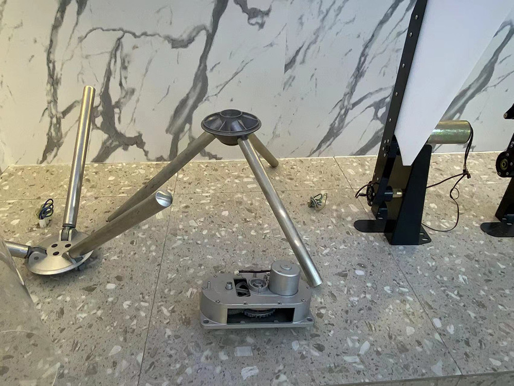 50W Waist Height Automatic Tripod Turnstile Gate 304 Stainless Steel