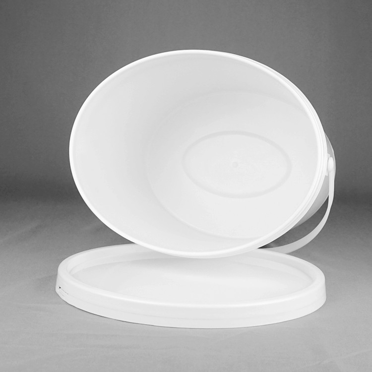 Oval Shape Food Grade PP 10L Plastic Pail Excellent Seal Ability