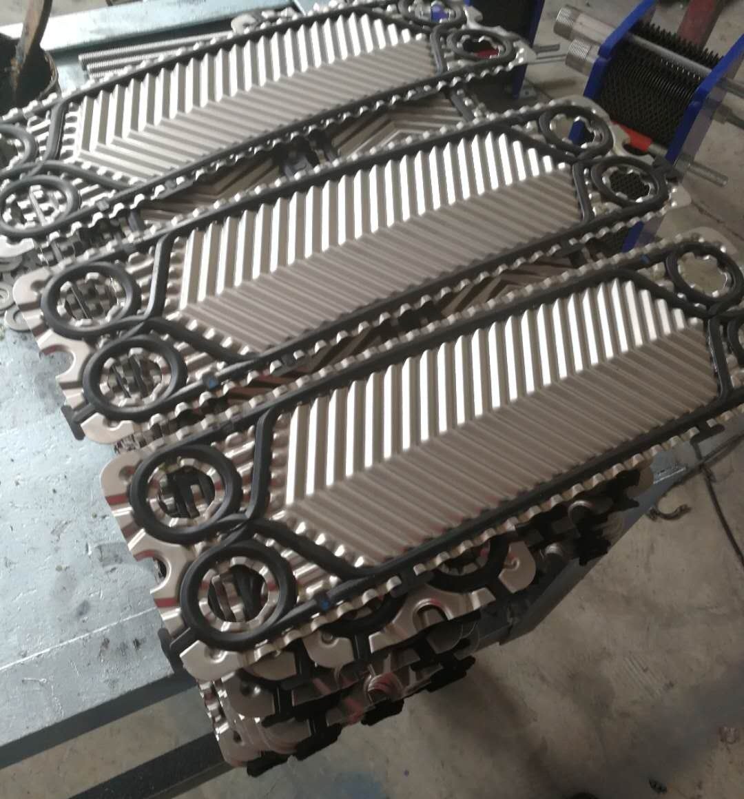 M6MX Titanium/0.6 dialognal flow Plate LT with Gasket NBR for Seawater Heat exchanger