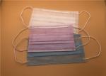 Mouth Protection Face Medical Mask Blue Color High Filtration Capacity