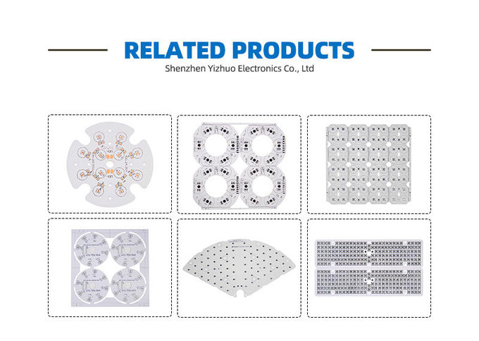 Power 1W 3W Aluminum LED PCB For SMD Diode Bead Components Series