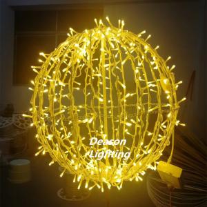 China large outdoor christmas decoration lighted hanging foldable ball lights wholesale