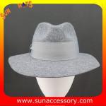 2253 Sun Accessory customized unisex winter wool felt fedora hats ,Shopping