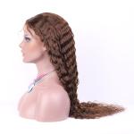 China wholesale 100% brazilian lace hair wig, 12"~28" Super wave Full Lace Wigs